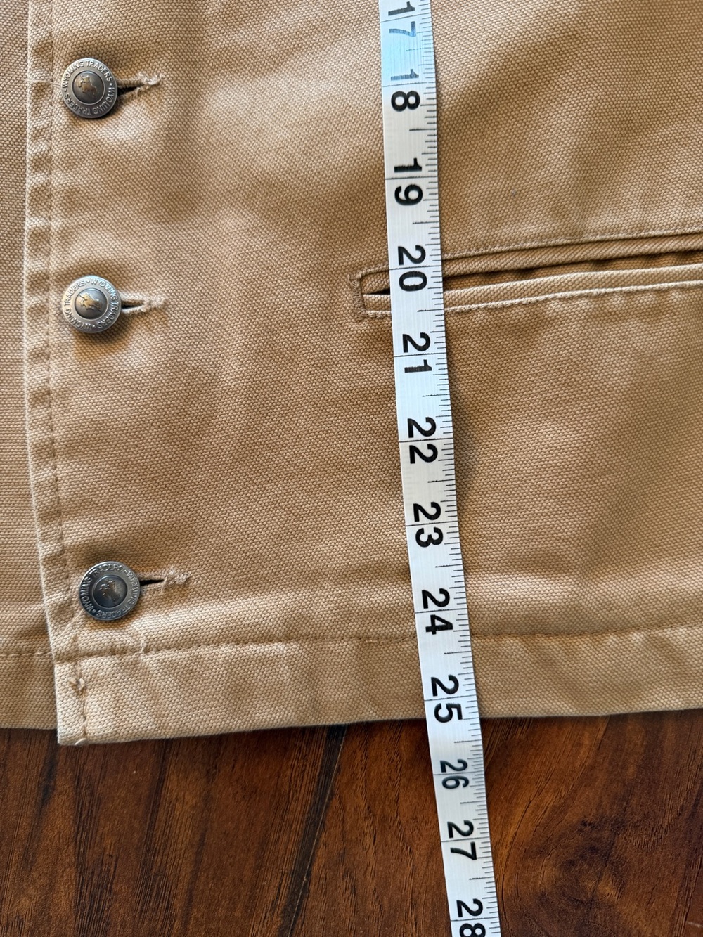 Khaki Men's Work Vest - Picture 5 of 5